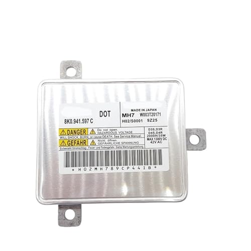 Balastro xenón D3S 8K0941597C W003T20171 para sustitución del ordenador de faro original