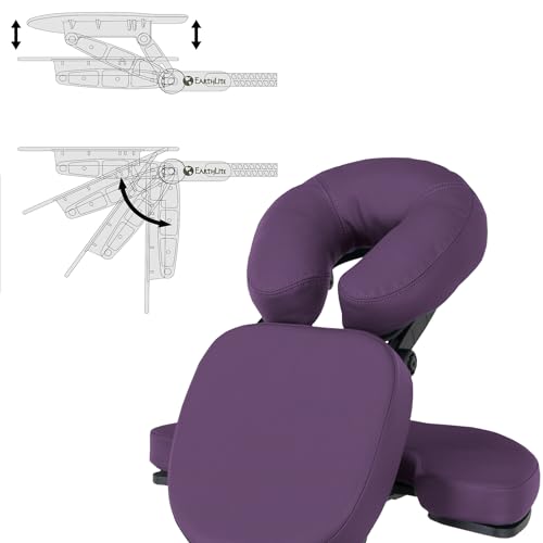 Image of EARTHLITE Portable Massage Chair AVILA II - Premium Folding Spa /Massage /Tattoo Chair incl. Rolling Carry Case