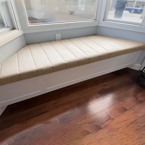 WLXFF Cojines para Bancos De Madera, Cojín para Banco Zapatero Interior, Colchoneta para Banco Jardin con Cremalleras y Base Antideslizante, para Patio, Cocina, Comedor, Columpio,Custom