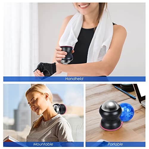 Chenove Mountable Massage Ball Roller For Back Shoulder, Wall Massager Ball Trigger Point Release Cold Therapy To Relief Pain, Eliminate Muscle Knots #TOP1