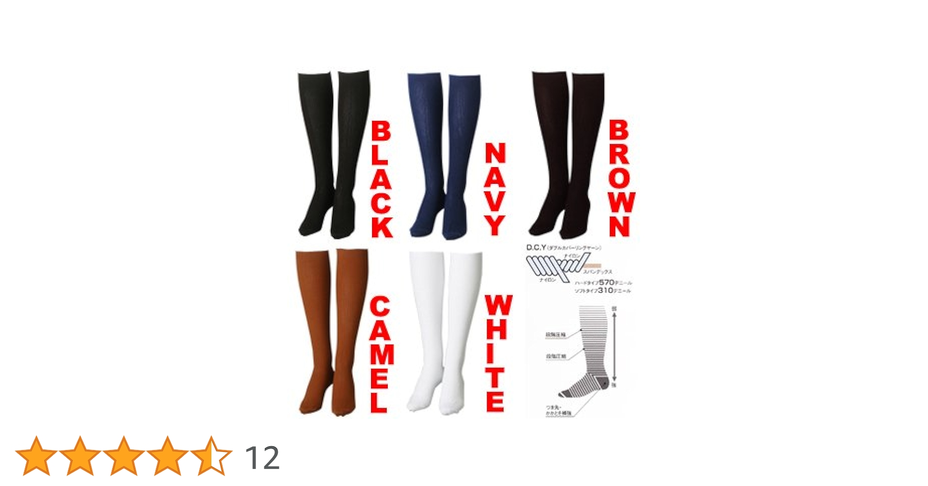 ボンボラン　ハイソックス　ブラックM Amazon.co.jp: ボンボラン段階圧縮ハイソックス(M, ブラック