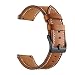Produktbild Aimtel Armband Kompatibel mit Samsung Galaxy Watch Active2 / Samsung Galaxy Watch 3 41mm Armband/Garmin Vivoactive 3/3 Music, 20mm Lederarmband für Galaxy Watch Active 2 / Watch3 41mm(Braun)