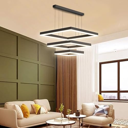 Suspension LED plafond moderne Arcadia 60 cm variable avec télécommande - 3