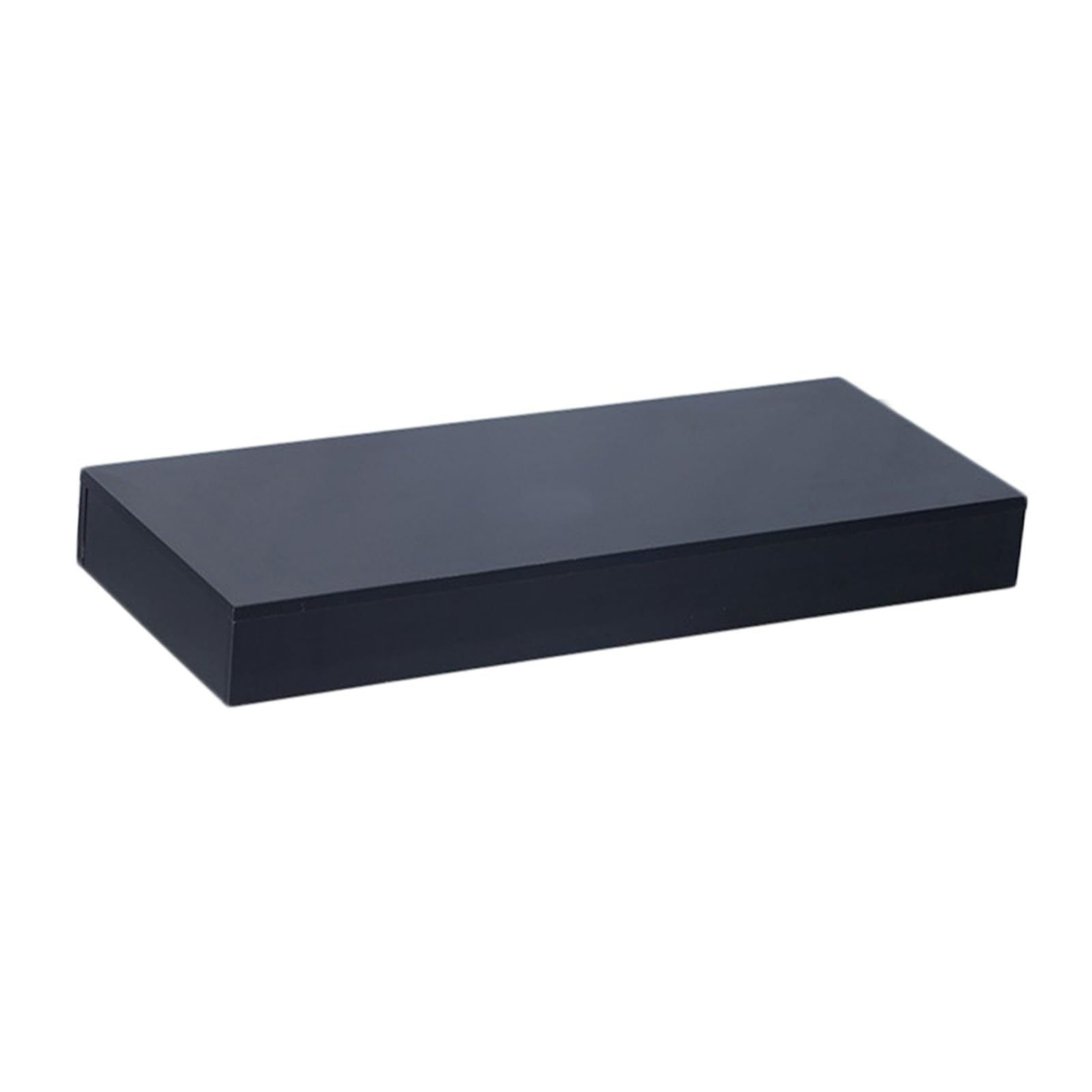 Socle carré noir 150x40x10 cm pour présentation de bijoux et décoration