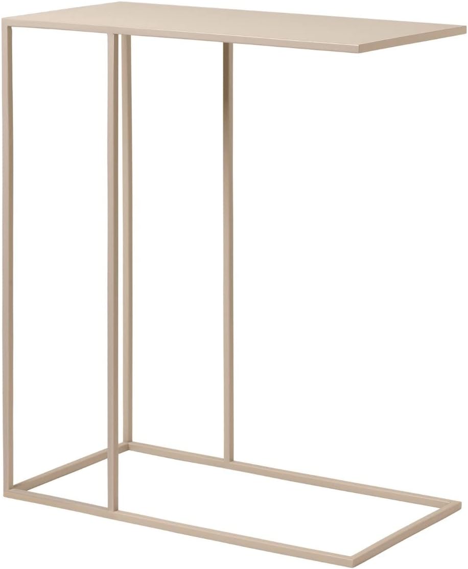 Blomus FERA Side Table 58x50x25cm / 22.8"x19.7"x9.8", Mourning Dove (Lt. Brown/Grey)
