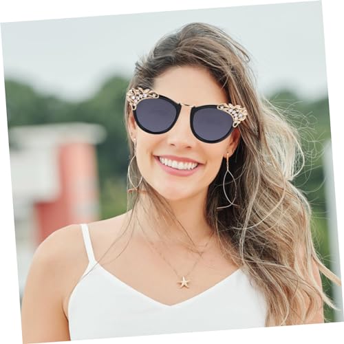 BESTYASH Rhinestone Sunglasses for Women Fashionable Retro Cat Eye Shades for Outdoor Use UV Protection for Parties Vacations Daily Life Stylish Accessory3
