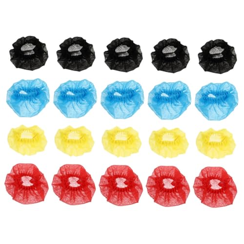 SHOWERORO 120Pcs Non Woven Disposable Microphone Covers Mic Sleeves for Dust Saliva Protection Each for Events and Performances