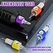 TDDJNN Professional 1207RL Tattoo Cartridge Needles 20Pcs #12 Standard Precision 7 Round Liner with Membrane Safety & Ergonomic Orange Rubber Grip Cartridges and Disposable for Beginners & Artists