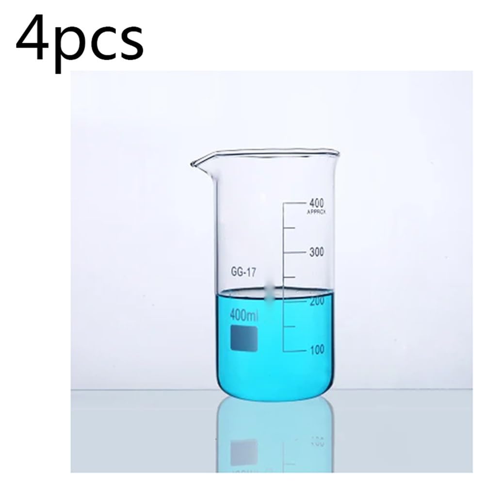 Equipos y suministros de laboratorio Vaso medidor de vidrio 50-1000 ml, graduado, forma alta, for laboratorio