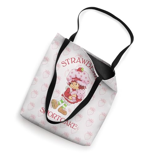 strawberry shortcake cutie vintage strawberries pattern tote bag