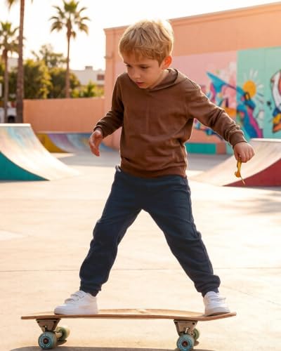 Image of GFQLONG Toddler Boys 2 Pack Cotton Active Jogger Sweatpants,Kids Casual Athletic Solid Pocket Pull On Pants