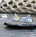 Dove Bird Stud Earrings Polished Sterling Silver Handmade in USA