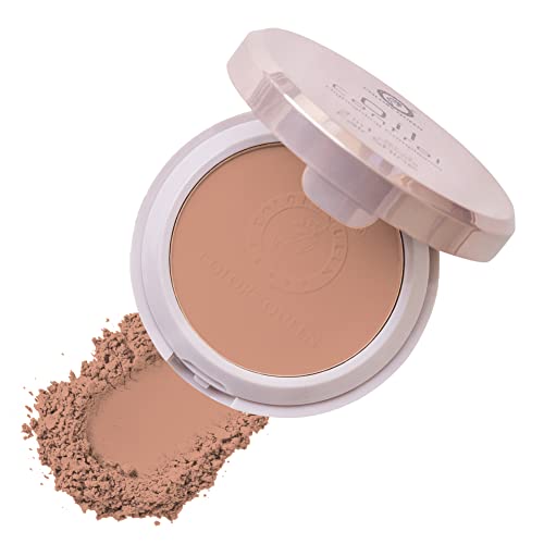 Image of Colors Queen 2-in-1 Oil Control Compact Powder with SPF-15 - 04 Sand, 20g | Long Lasting & Lightweight | Matte Compact Powder for Face Makeup with Free Applicator Puff