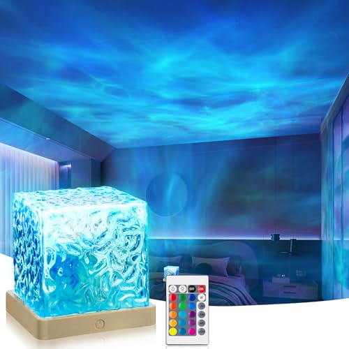 VoMii Ocean Wave Projector Light,16 Colors...