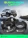 YHTAUTO 3 Inch Front Leveling Lift Kit Fits 2005-2023 Toyota Tacoma, 2003-2023 4Runner, 2007-2008 FJ Cruiser | 4WD/RWD | Aluminum Strut Spacers Raise the Front By 3 Inch | 2PCS Suspension Leveling Kit