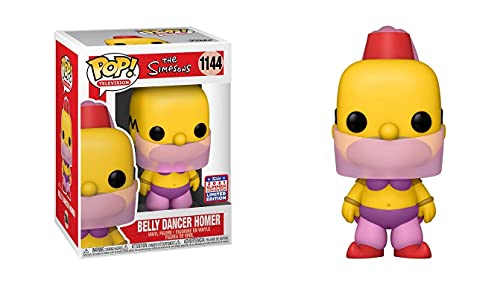 Funko Pop! The Simpsons Belly Dancer Homer 1144 FunKon 2021 Summer Convention Shared Exclusive