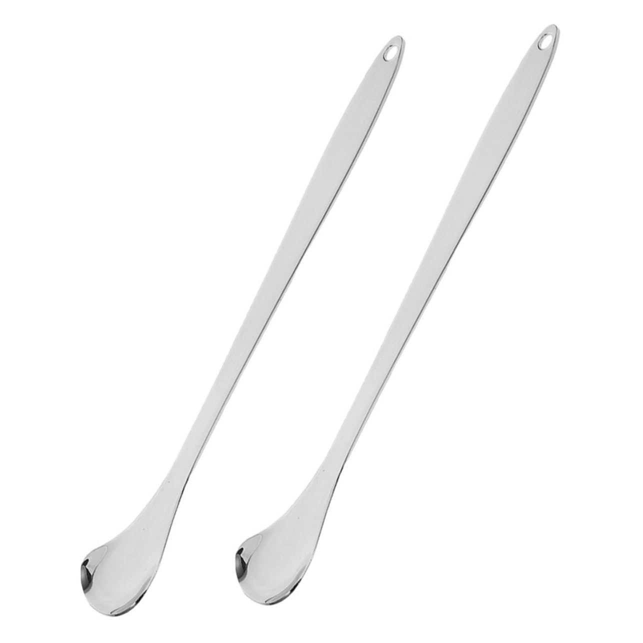 Ipetboom Tongue Cleaning Tools 2pcs Stainless Steel Tongue Scraper for Bad Breath Oral Health Care