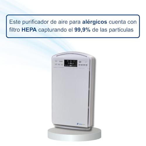 Ozono Hogar - Purificador de Aire ANDRA PLUS - Ionizador - Ozonizador - Olor de tabaco - Filtro HEPA y Control Remoto - Ideal para Alergias y para Eliminar Impurezas del Hogar - imagen 3