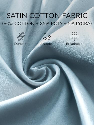 Image of BEYOUNG Regular Fit Formal Satin Shirt for Men | Full Sleeves | Men's Stylish Satin Silk Shirt | Formal Shirt | Buttondown Collar | Satin Solid Shirt for Men