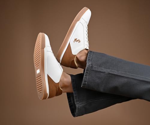 Image of LOUIS STITCH Men's Casual Lightweight Lace-Up Low-Top Sneakers for Men| Cushioned Comfort | Lightweight & Comfortable Casual Lace-Up Shoes | LSP-SNK-AVI-Lace-Ups