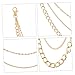 NOLITOY 2pcs Unisex Metal Pants Chains Stylish Punk Accessory for Men and Women Wear Resistant Hanging Chain for Jeans Hip Hop Fashion Statement