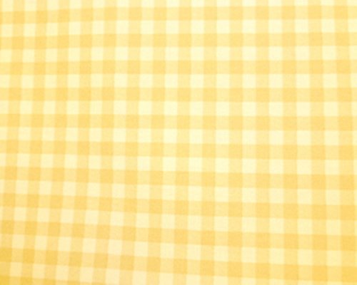 手芸のいとや 生地 広幅 ギンガムチェック ブロード 約8mm角 ベージュ 生地幅-約110cm×1m 綿100% 手芸・ハンドメイド用品