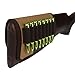 Tourbon Canvas and Leather Rifle Buttstock Ammo Cartridge Holder