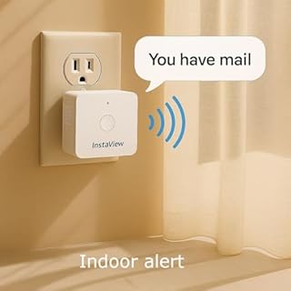 InstaView Wireless Mailbox Alert System with Sensors and Receiver, Mailbox Alarm with Phone app, 1K ft Long-range Mail Delivery Notification Device