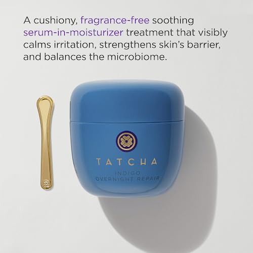 Tatcha Indigo Overnight Repair: Serum In Cream Treatment, Fragrance Free, 50 Ml | 1.7 Oz #TOP4
