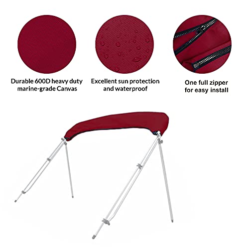 Savvycraft Bimini Top Storage Boot 97"-103" Width Burgundy Color #TOP2