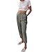 Produktbild SuperSU Frauen Hohe Taille Lange Hosen Einfarbig Taste Beiläufige Bleistift Taschenhose Damenhosen Elegante Gestreifte Hohe Taille Stretch Hosen beiläufige Streetwear Hosen Business Pants