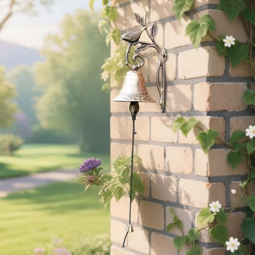 Sonnette en fonte oiseaux pour remplacer votre carillon électrique en panne - 4