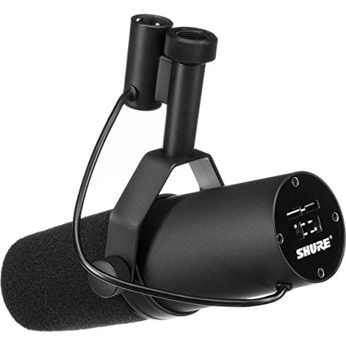 Shure Sm7B Vocal Microphone With Cloud Microphones Cloudlifter Cl-1 Mic Activator And Extra 10' Xlr Cable Bundle #TOP2