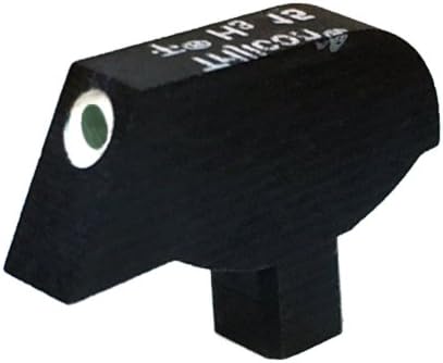 1911 Tenon Staked Front Sight for Springfield M1911A1, Ramped, Black, 870-672 870672