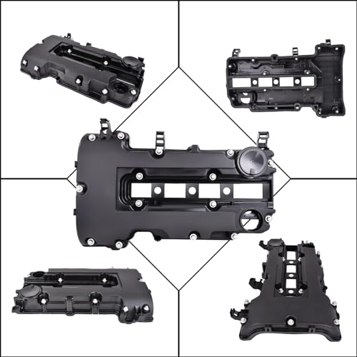 Zditumi 55573746 Engine Valve Cover with Gasket Bolts & Oil Cap Compatible with Che-vro-let Cruze 2011-2015 Sonic Trax Volt 2011-2019, Ca-di-llac ELR 2014-2016,Bui-ck Encore 2013-2019 1.4L 25198874