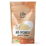Ajo en Polvo Ecológico - 100g. Ajo Fresco Secado al Sol y Molido. Sustituto de Ajo Granulado o Entero. Especia Aromática Natural sin Aditivos.