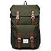 VASCHY Outdoor Hiking Waterproof Rucksack College Bookbag 15.6in Laptop Backpack Green