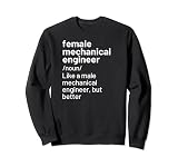 Wear this shirt and let others know you're a proud female mechanical engineer!