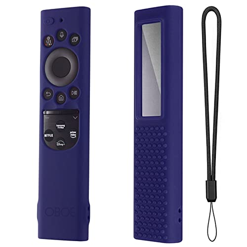 Image of OBOE Silicone TV Remote Cover for Samsung Smart TV Remote TM2280E, Dark Blue