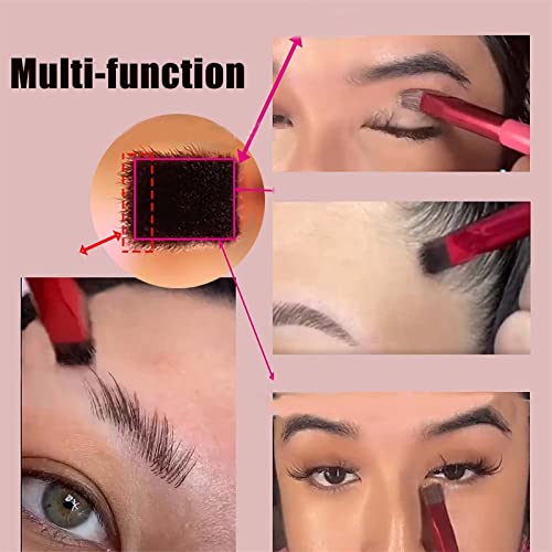 Multi-Function Eyebrow Brush, Professional Eyebrow Brush, Square Angled Eyebrow Brush, Ultra Thin Angled Eyeliner Makeup Brush (Eyebrow Brush) #TOP4