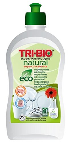 TRI-BIO Eco Natural Concentrated Dishwashing Liquid 420ml For Sensitive Skin