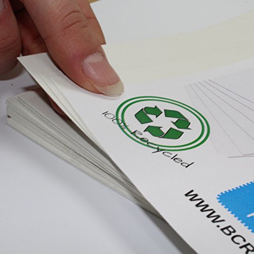 A4 Recycled White Card 180gsm 100 Sheets by BCreative ® - Image 3