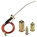 Propane 'Turbo Torch' with 3 Nozzles and Hose - 60" Hose