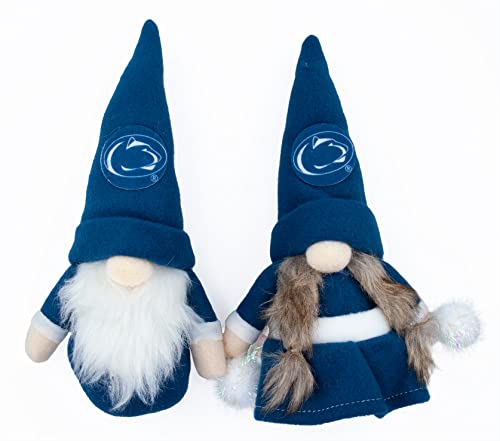 Penn State University Plush Set of 2 Gnome Hanging Decorations by Hanna’s Handiworks- Fan/Cheerleader Holiday/Dorm Ornaments- Ideal Gift for Graduation/Alumni- Show Your NCAA Big 10 Team Spirit