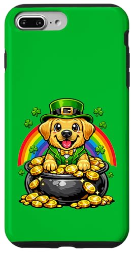 Leprechaun Labrador Retriever �Â����S ���u���h�[���E���g���[�o�[ ���v���R�[�� �K�^ �X�}�z�P�[�X iPhone 7 Plus/8 Plus �p