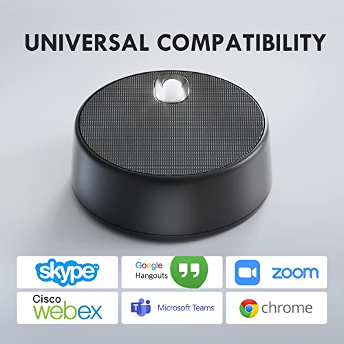 Image of USB Computer Speakers with Microphone, PC Laptop Speaker with Mic, 2 Sound Modes, Hand Free Enhanced Voice Pick up, Compatible with Zoom for Personal Call and Home Office Meeting | Hand Free Enhanced Voice Pick up, Compatible for Personal Call and Home Office Meeting
