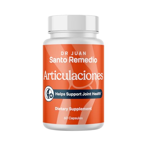 Santo Remedio Articulaciones, Joint Health Support, Promotes Joint Comfort and Function, Contains Clinically Proven Ingredients, TamaFlex™, 60 Servings