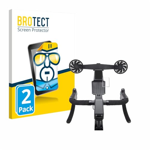 BROTECT Protector Pantalla para Tacx Neo Bike Smart Protector Transparente (2 Unidades) Anti-Huellas
