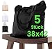 5 Stück Baumwolltasche 38 x 42 cm SCHWARZ unbedruckt lange Henkel Stofftasche Tragetasche Umhängebeutel Baumwollbeutel Jutebeutel ÖKO-TEX® Stoffbeutel Einkaufsbeutel Einkaufstasche leinentasche Baby,Schwarz günstig Kaufen-5 Stück Baumwolltasche 38 x 42 cm SCHWARZ unbedruckt lange Henkel Stofftasche Tragetasche Umhängebeutel Baumwollbeutel Jutebeutel ÖKO-TEX® Stoffbeutel Einkaufsbeutel Einkaufstasche leinentasche
