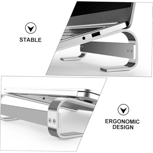 Base para Laptop de Aleación de Aluminio PRETYZOOM Plata miniatura 4